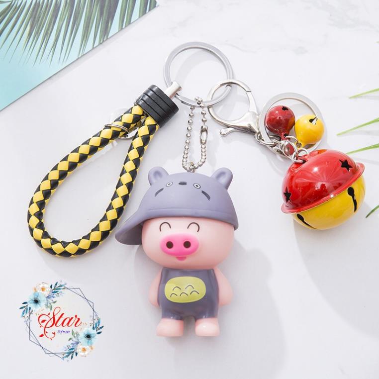 Móc Khóa Chuông Hình Lợn Kute A05