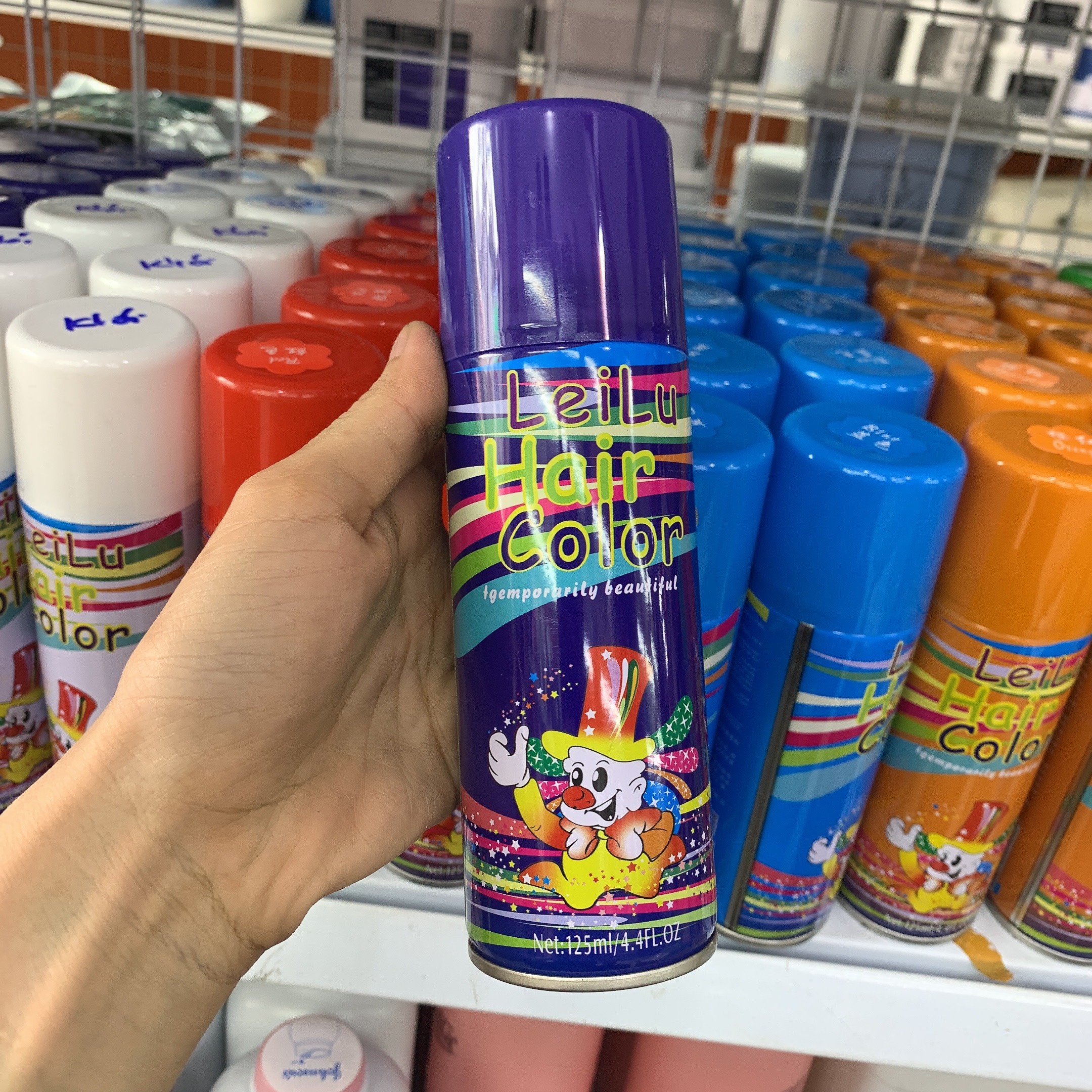 Keo xịt màu tóc tạm thời 125ml