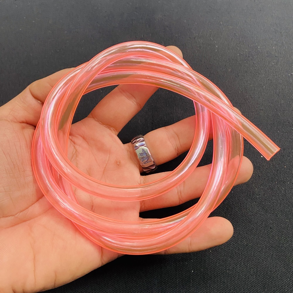 DÂY XĂNG XE MÁY, ỐNG XĂNG XE MÁY CAO SU TRONG SUỐT DÀI 1 MÉT GẮN CÁC DÒNG XE YAMAHA, HONDA (MÀU HỒNG)