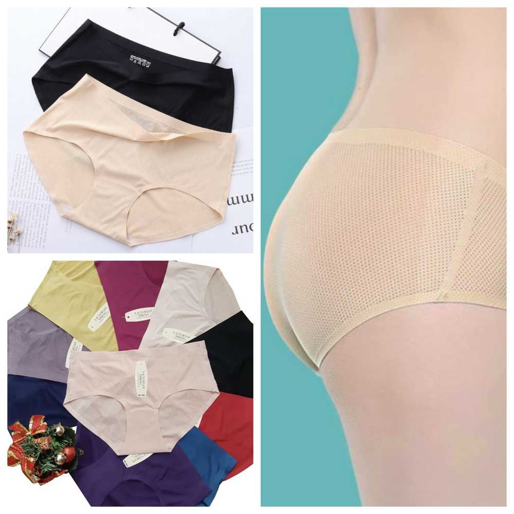 Set 10 Quần Lót Nữ Su Đúc Thông Hơi Chất Lanh Siêu Thoáng Mát Không Đường May Women 1523