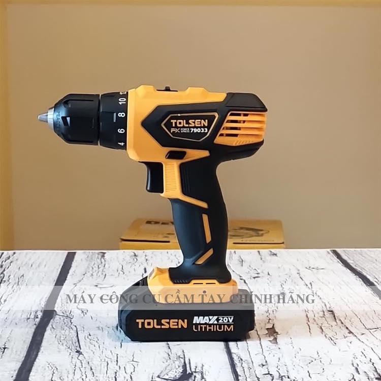 Máy khoan pin 20v Tolsen 79033
