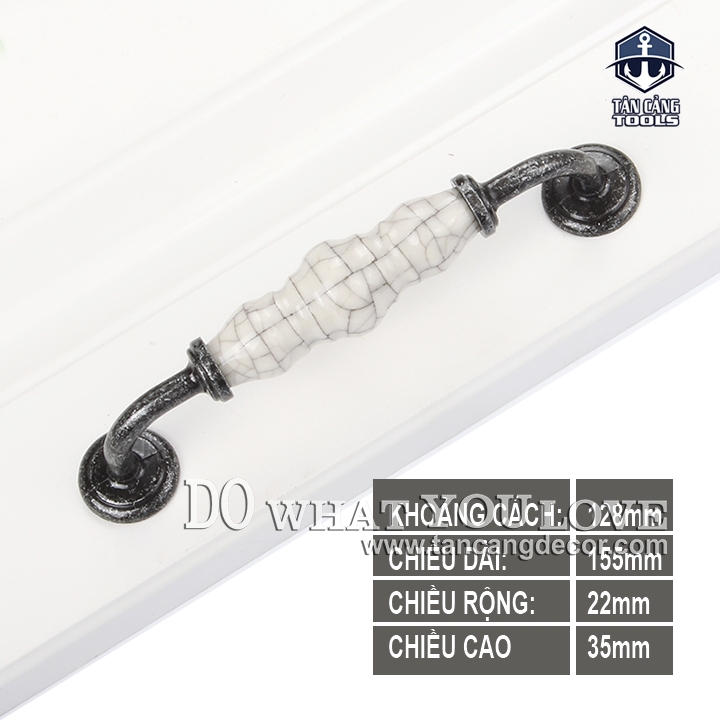 Tay Nắm Sứ Cổ Điển 46 – KT : 15.5cm