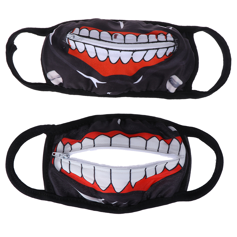 [HCM]Khẩu trang có khoá kéo Kaneki - Tokyo Ghoul Mask