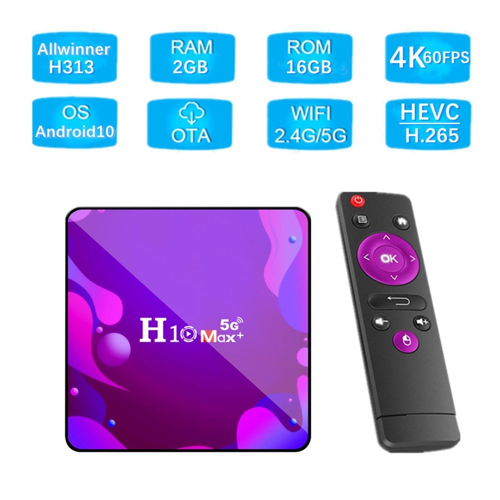Android TV box H10 MAX PLUS giá tốt