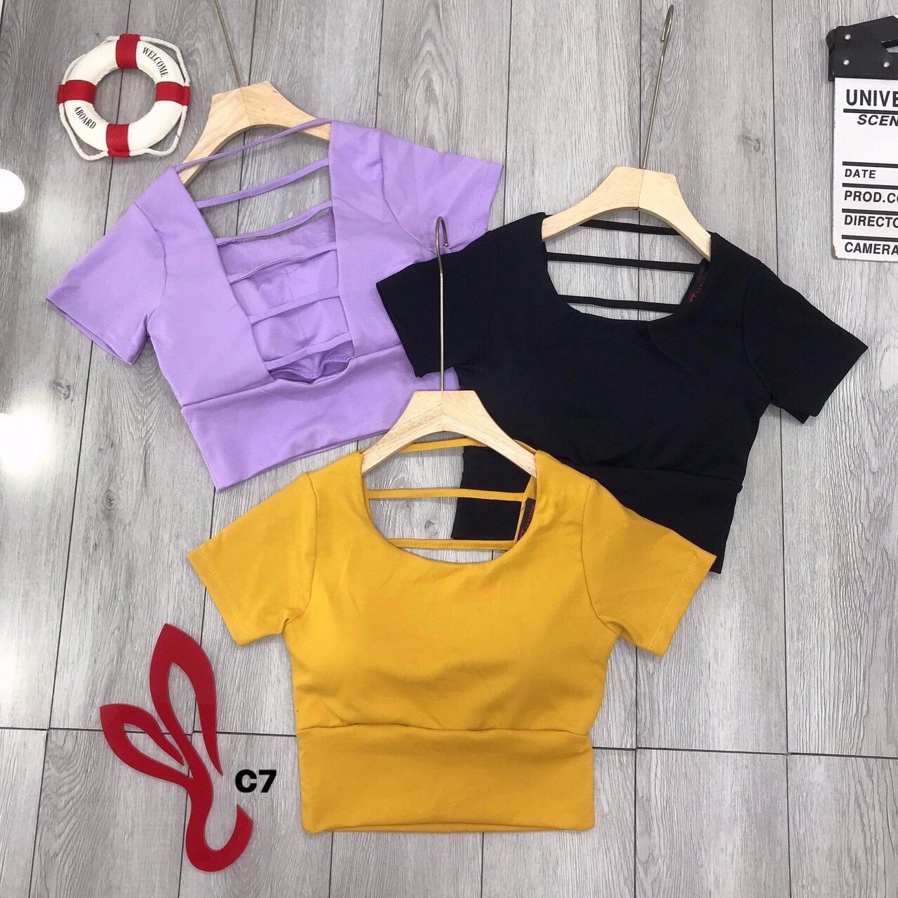 [HCM]ÁO THUN CROPTOP HỞ LƯNG ĐAN DÂY