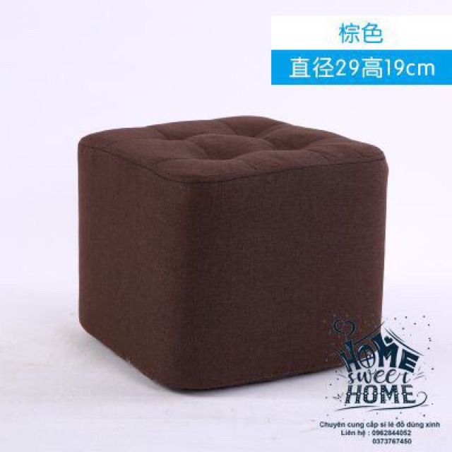 Ghế đôn vải nỉ kích thước 40cm