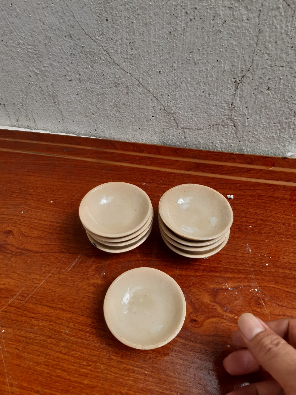 chén đựng nước chấm bằng sành 30 cái
