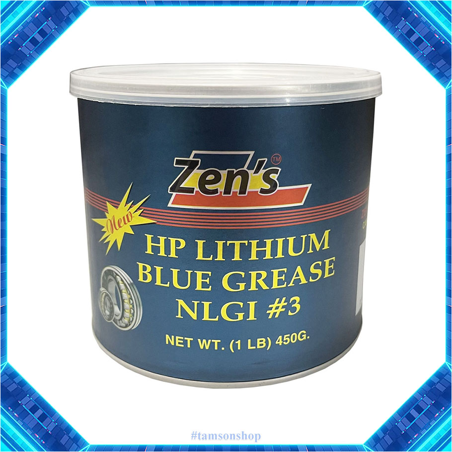 Mỡ bôi trơn bạc đạn vòng bi chịu nhiệt đa năng Lithium Blue Grease Zen 450g