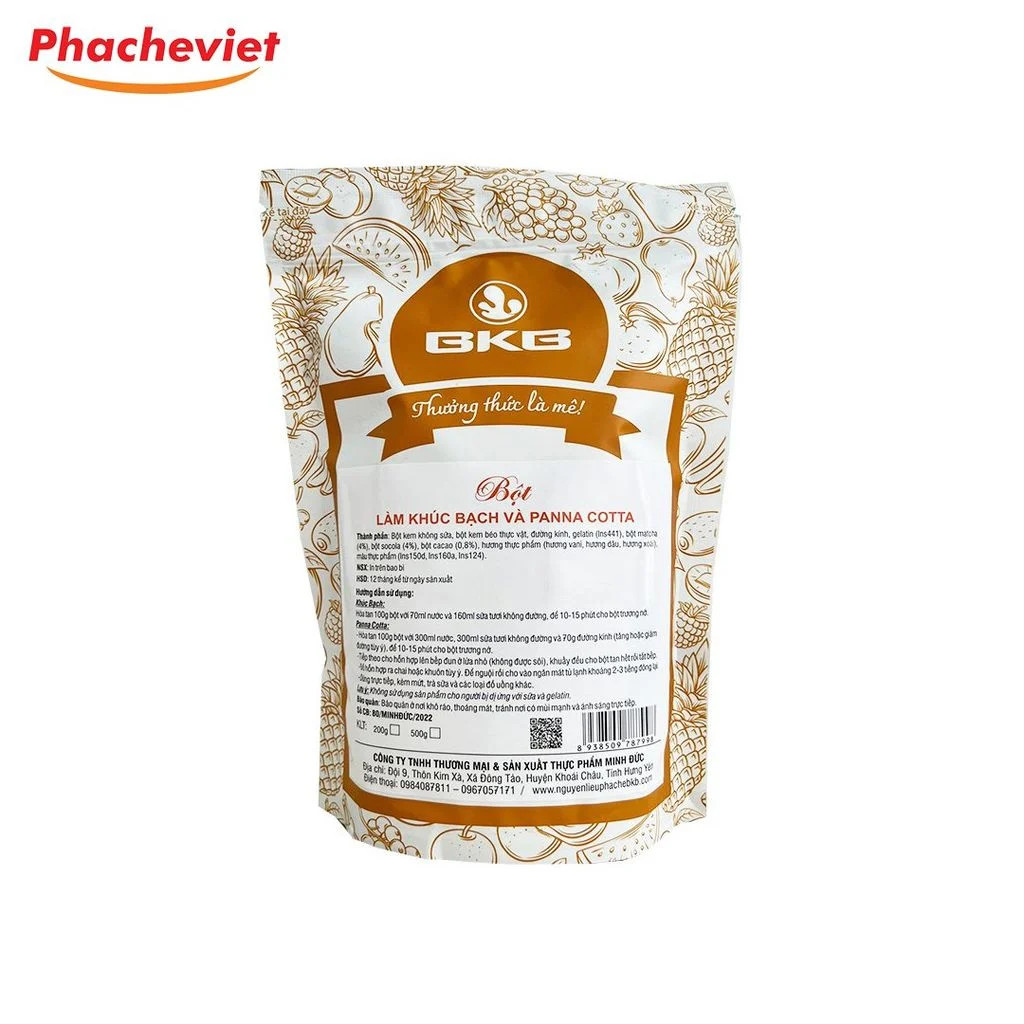 Bột làm khúc bạch và panna cotta bkb 500g