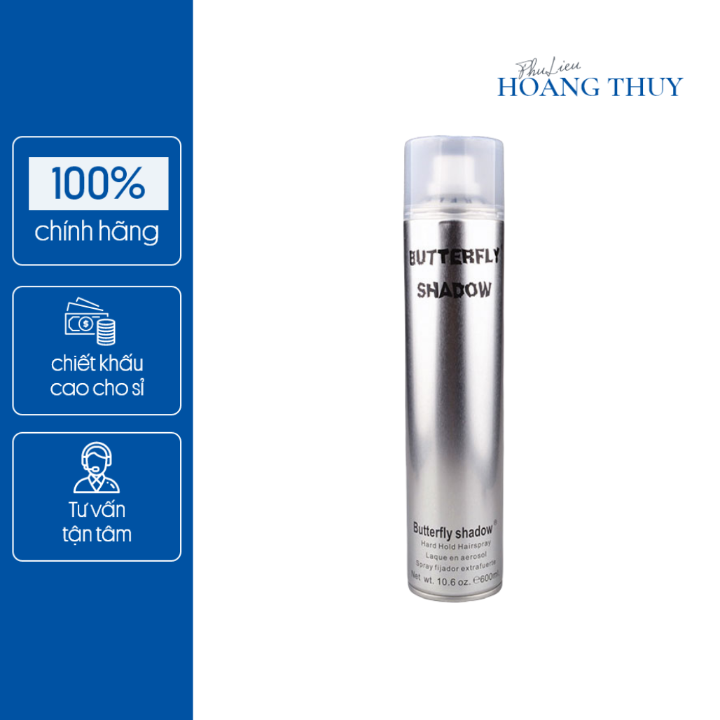 Keo Xịt Tóc BUTTERFLY SHADOW (600ml)