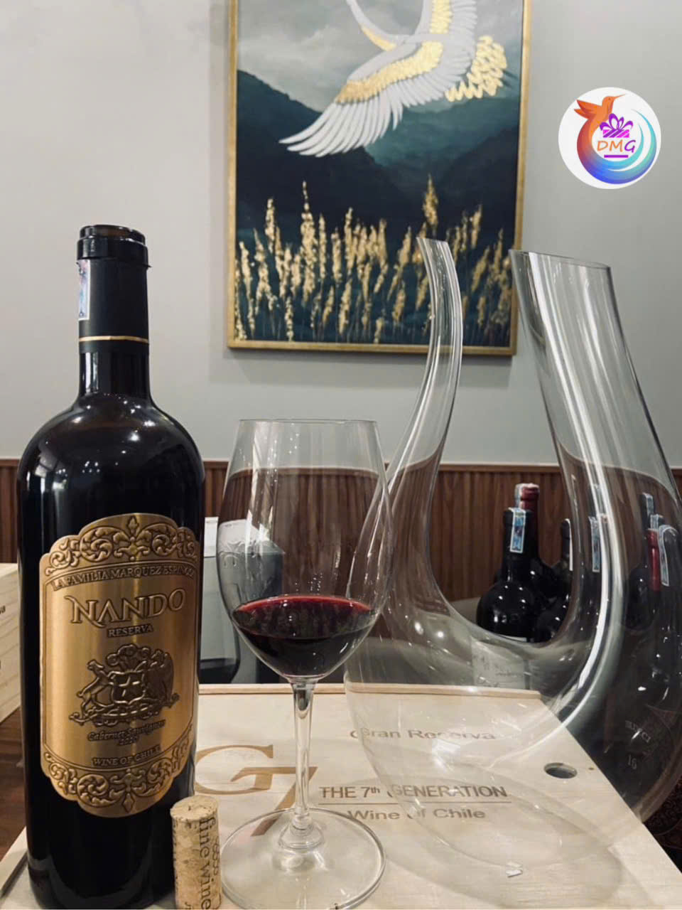 [NHẬP KHẨU] VANG ĐỎ (CHI LÊ) NANDO RESERVA - 750ML (14%) - DMG WINE