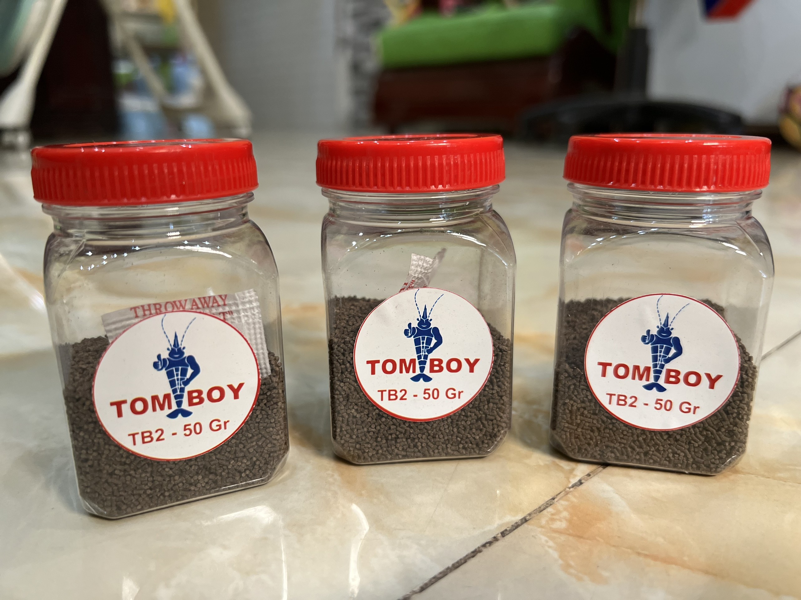 Cám Tomboy Tb 0 1 2 3 ( 50g - 1kg) - Thức ăn cho cá