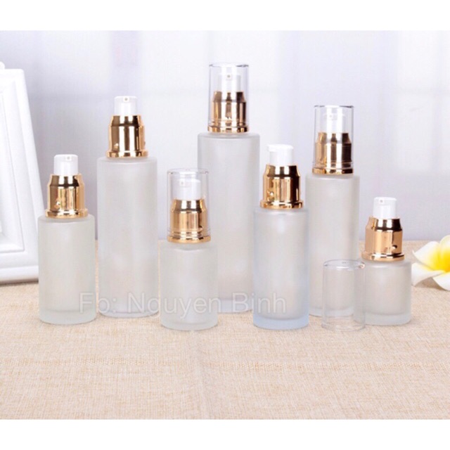 Chai Xịt Giọt Bằng Thuỷ Tinh Mờ (20-100Ml)