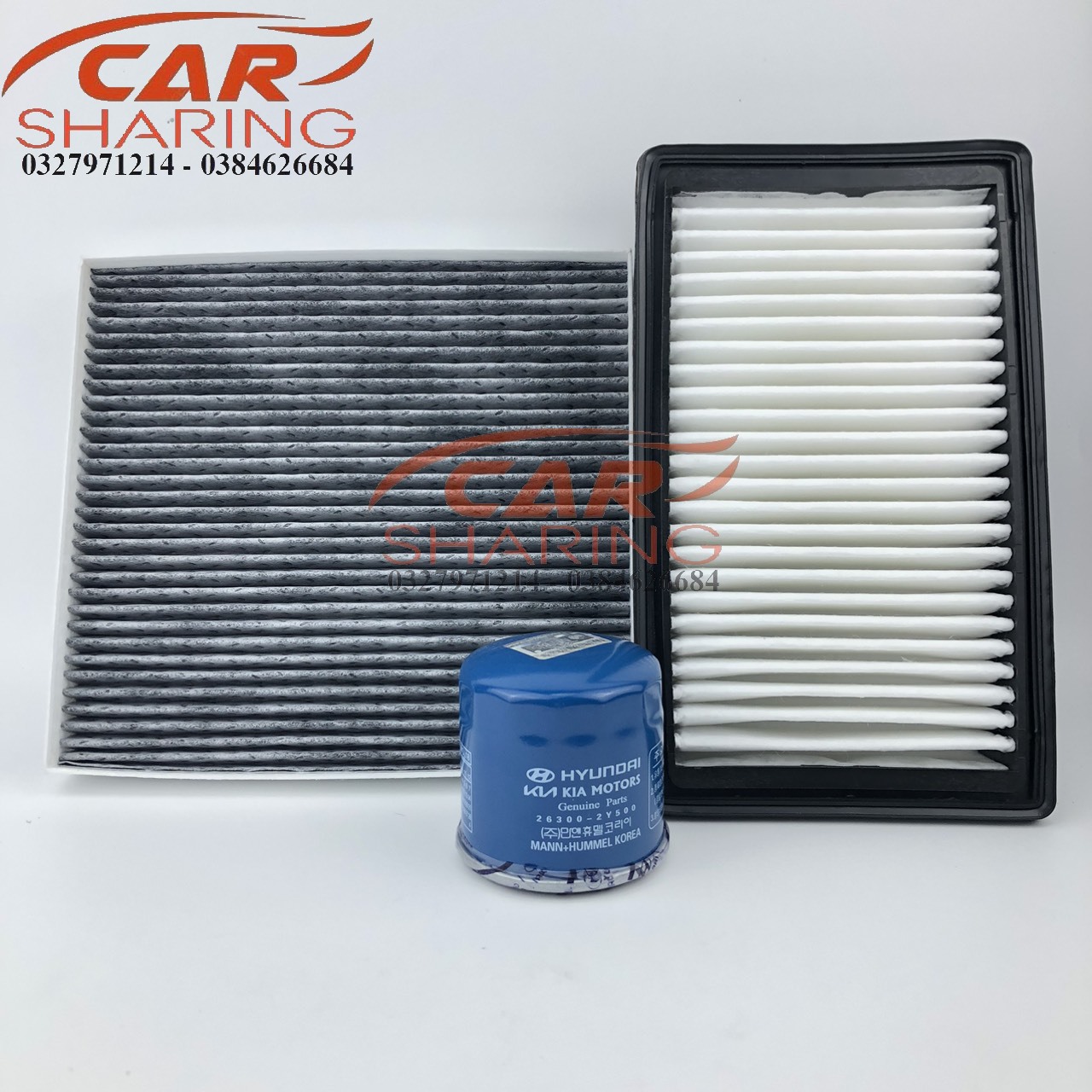 COMBO BỘ 3 LỌC HYUNDAI ACCENT 2018 ĐẾN NAY ( 1 LỌC NHỚT 1 LỌC GIÓ ĐỘNG CƠ 1 LỌC LẠNH ) OEM
