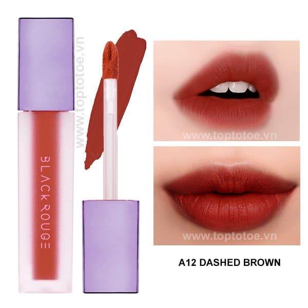 Son kem Black Rouge màu A12 (Đỏ Nâu)