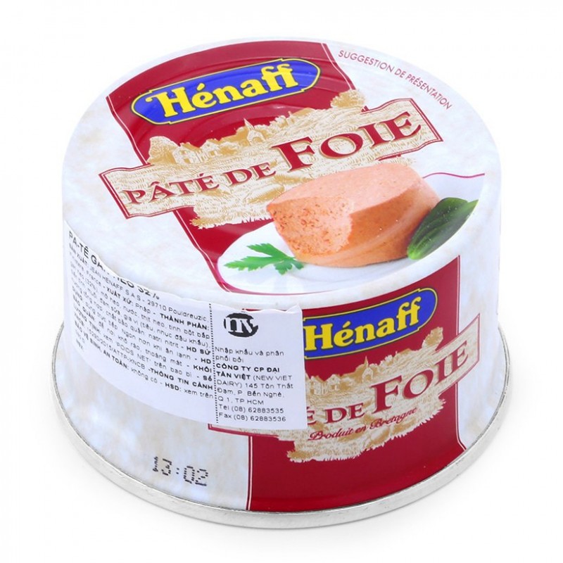 Date 03/27   PATE GAN HEO 32% HENAFF 130G