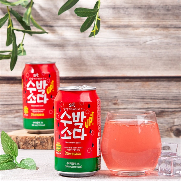Nước soda SFC Hàn Quốc lon 350ml - 5 Vị