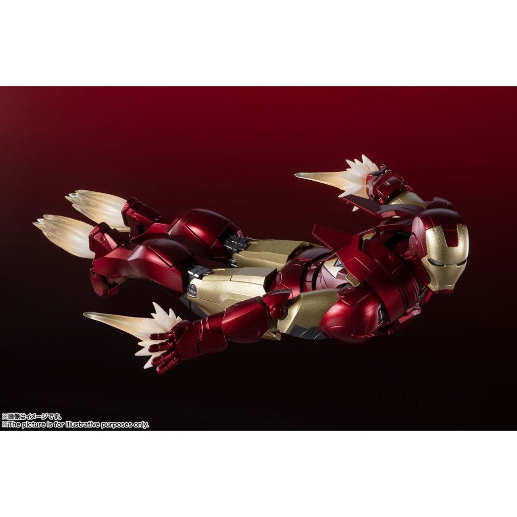 [HCM][Order báo giá] Mô hình chính hãng SHF: Iron man Mk6 (battle damaged)