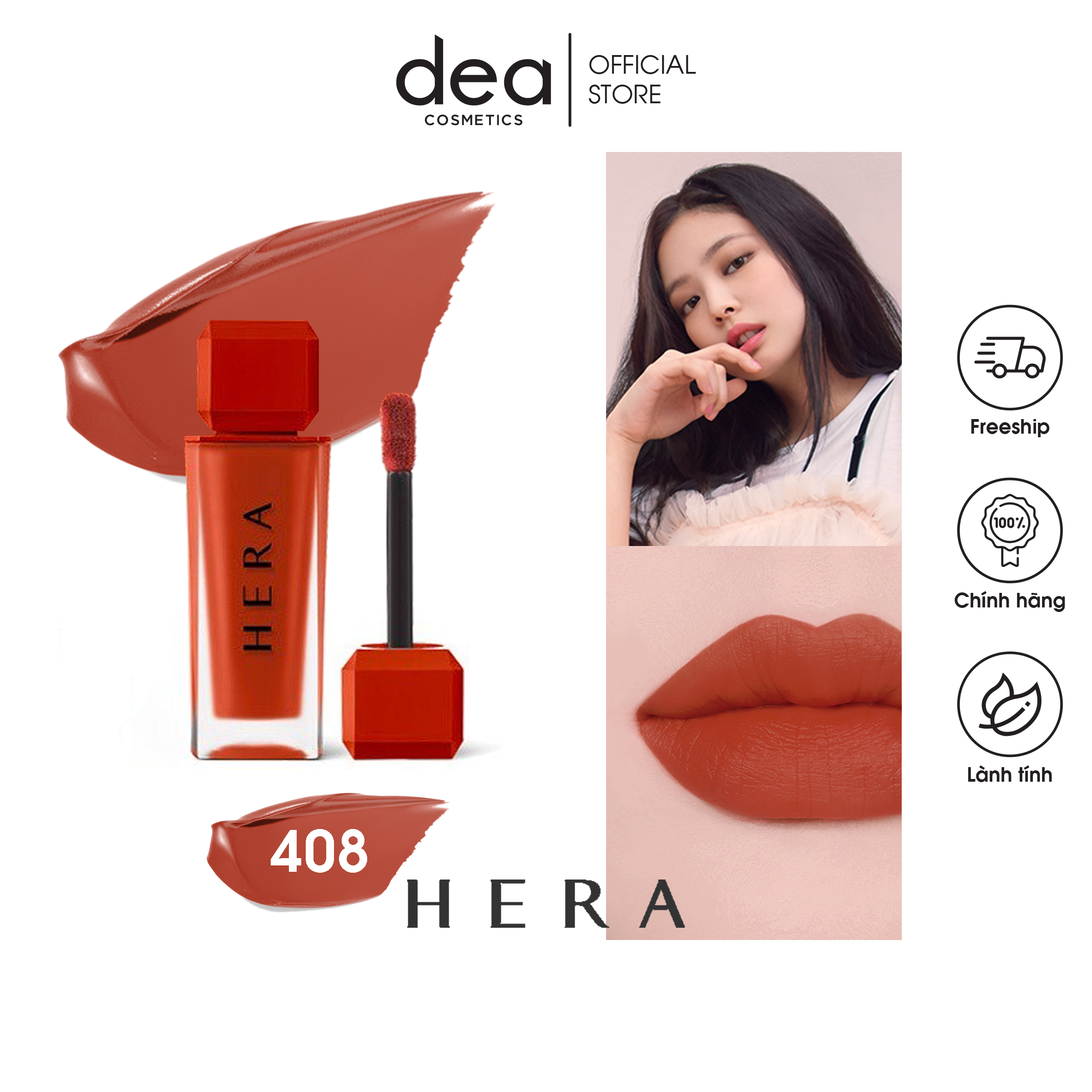 Son Kem Lì Hera Sensual Powder Matte