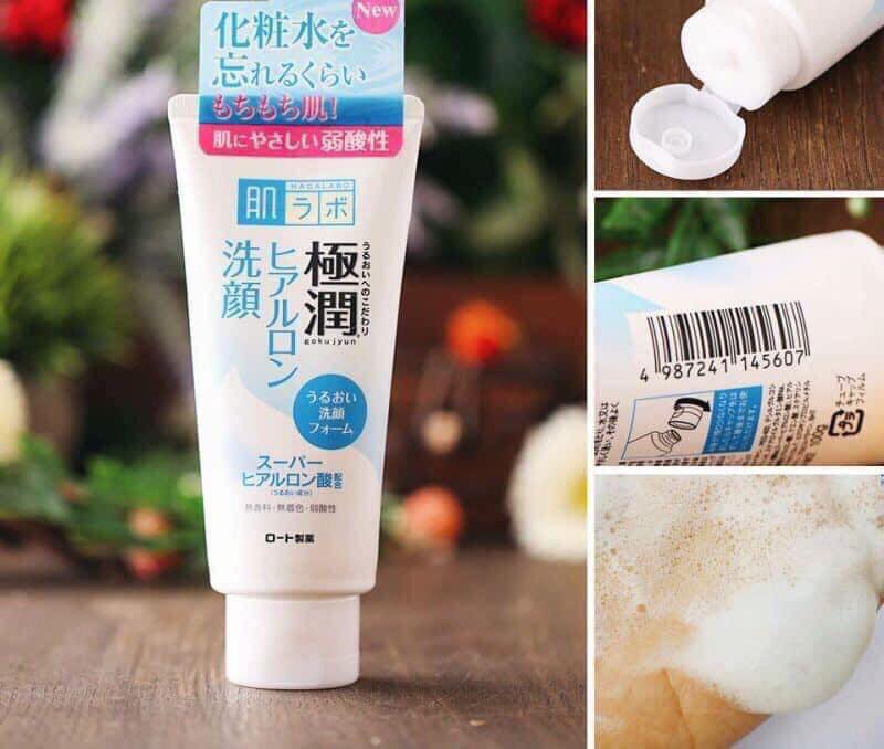 Sữa Rửa Mặt Hadalabo tuýp 100g Nhật Bản