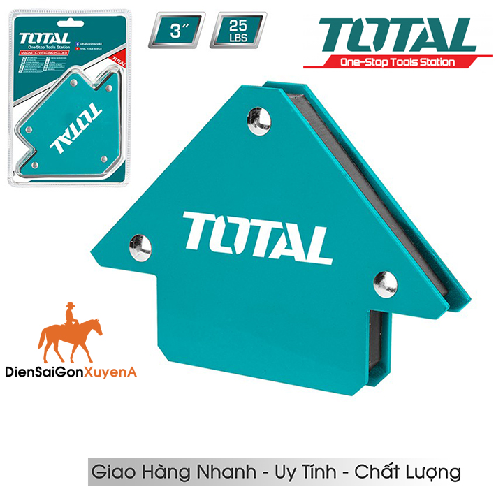 Ke Góc Nam Châm Hàn 3 Góc 3inch 25LBS TOTAL TAMWH25032 - Điện Sài Gòn Xuyên Á