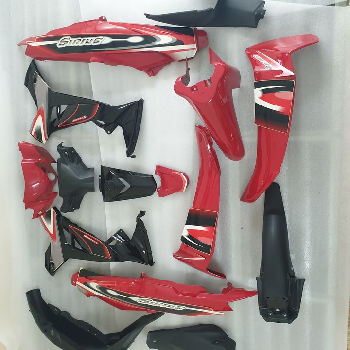 [ TẶNG TEM ] Dàn áo màu ĐỎ CỜ xe SIRIUS dàn áo xe sirius