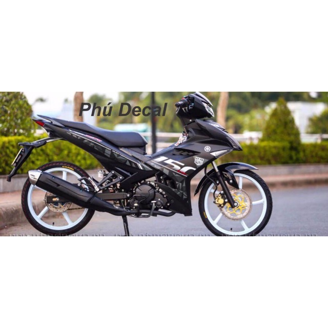 Tem rời Exciter 150 Y15Zr đen nhám|Mẫu mã đa dạng|Chi tiết sắc nét|Nhận làm Tem rời theo yêu cầu, chất lượng đảm bảo, cảm kết hàng nhận được đúng với mô tả