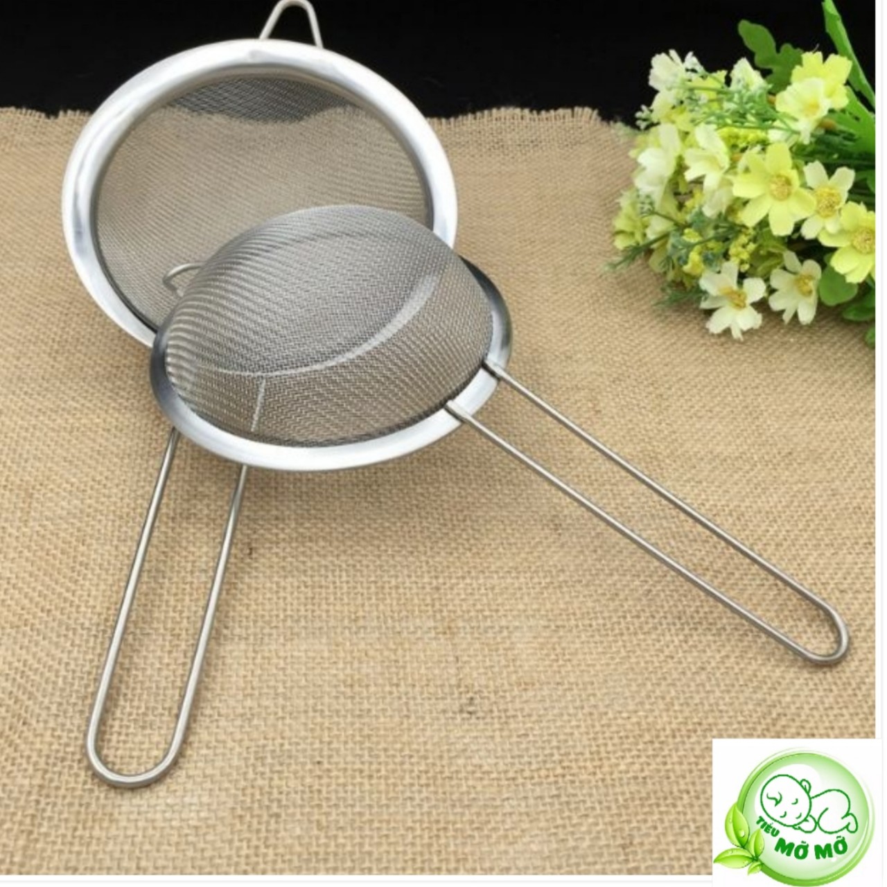 Rây Lọc Cháo bột sữa inox Siêu Mịn ( size 12 - 14)