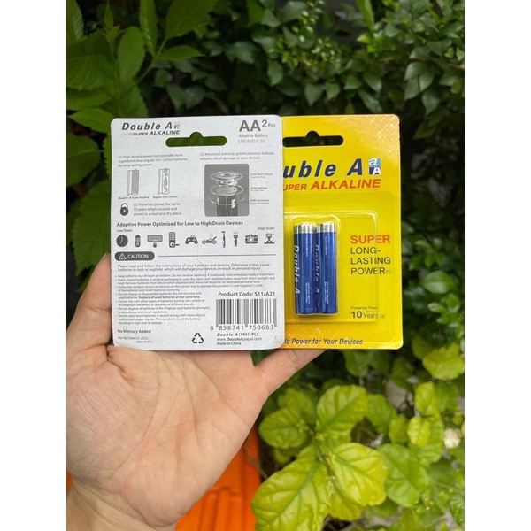 (2 Viên) Pin AA - AAA Double A Super Alkaline