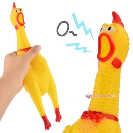 Đồ chơi gà bóp la hét - Gà 34m