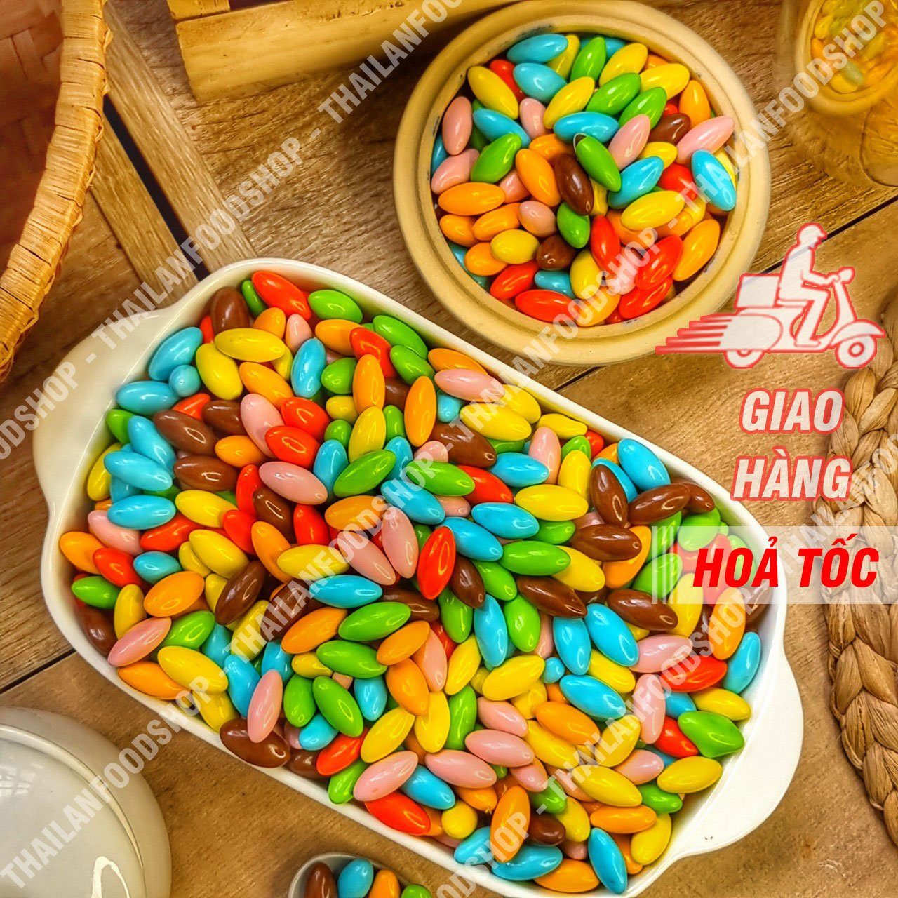 Kẹo Nhộng Socola - Túi 2,5Kg