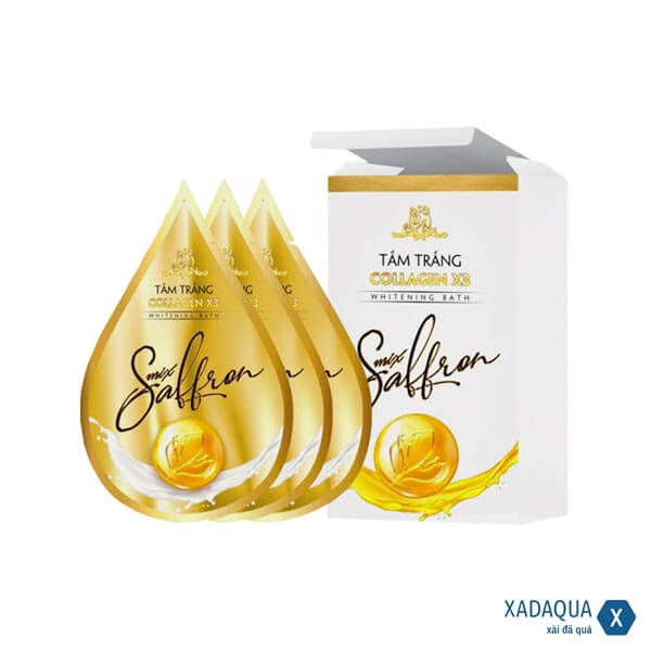 Tắm Trắng Collagen x3 mix saffron Chính Hãng hộp 3 gói | Lazada.vn