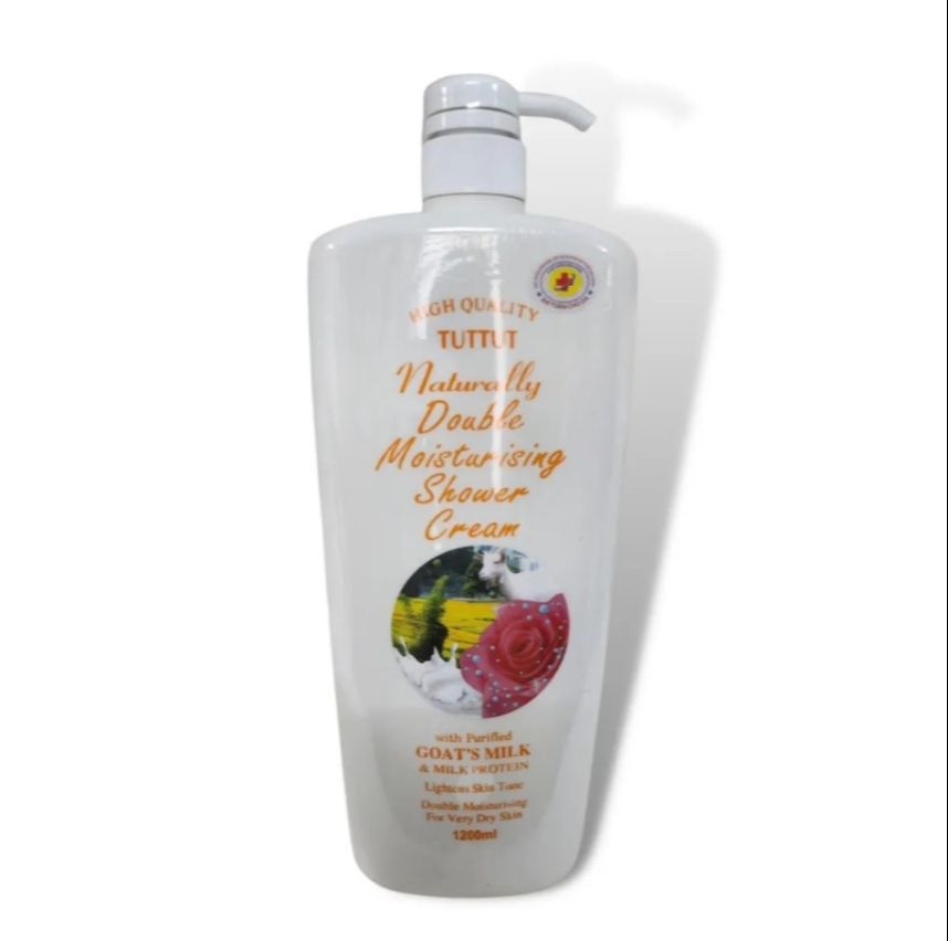 ( HCM ) Combo 2 chai Sữa Tắm dê trắng da tuttut naturally 1200ml