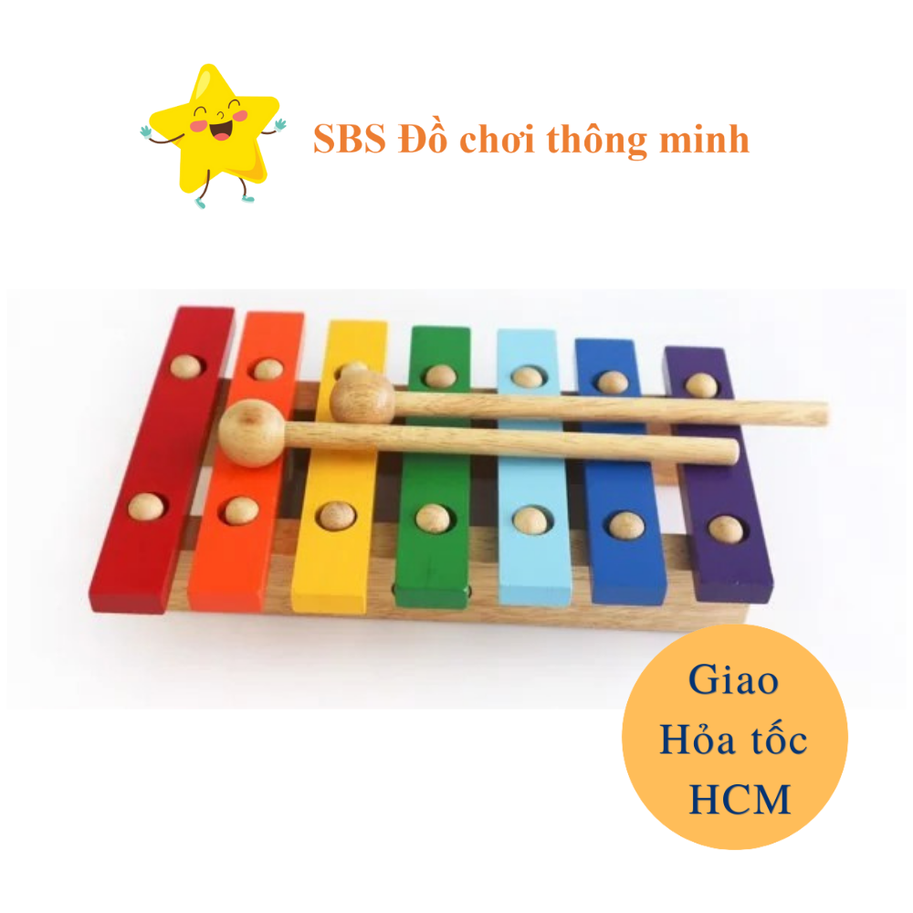 [Voucher 10k]Đàn mộc cầm 7 thanh Winwintoys
