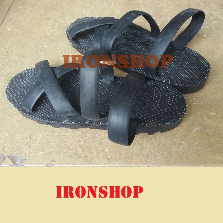 Dép cao su đúc cực chất, cực bền, đẹp, đơn giản, phong cách truyền thống (Rubber sandals, extremely high quality, extremely durable, beautiful)