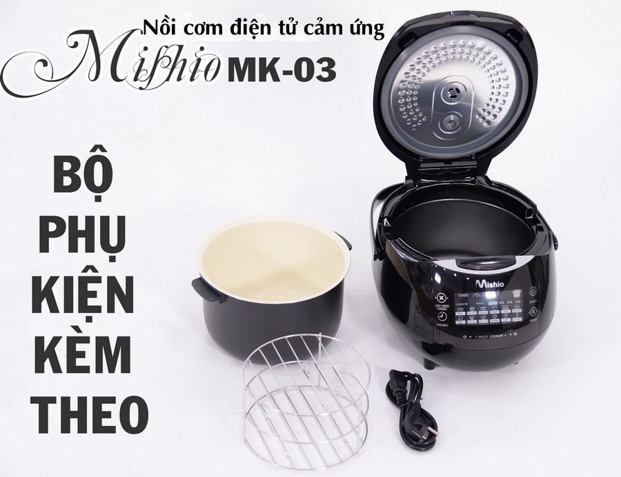 Nồi cơm điện tử cảm ứng Mishio MK03