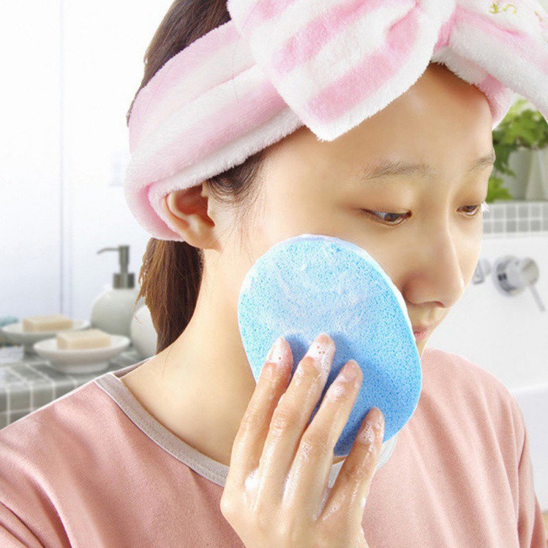 Bông mút bọt biển rửa mặt mềm mại loại dày