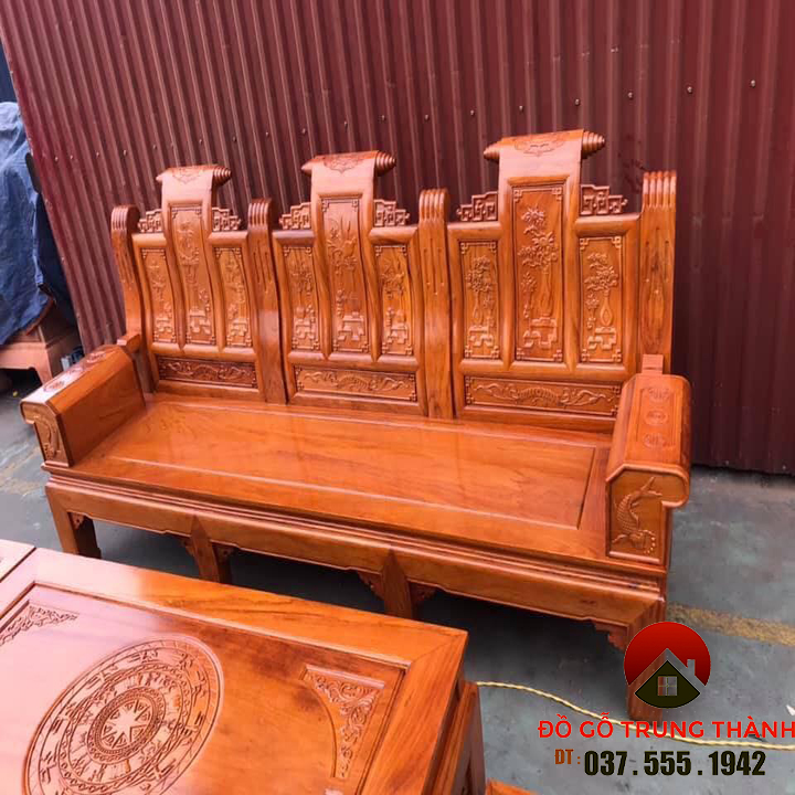 bàn ghế âu á thư gỗ gõ