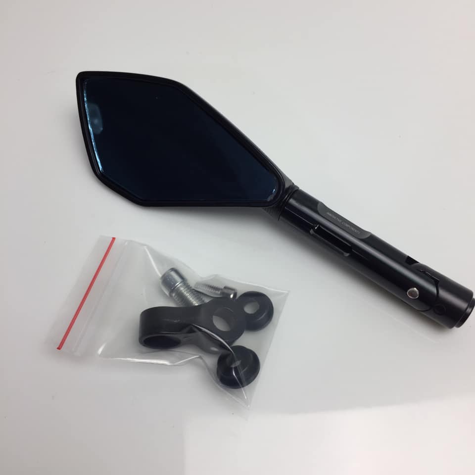 Gương chiếu hậu xe máy Rizoma 5 góc đen