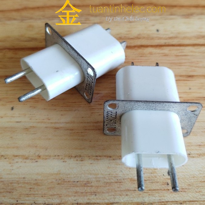 Chân cắm đèn lò vi sóng thay thế cho đèn lò vi sóng bị rò, chạm #phụ tùng lò vi sóng
