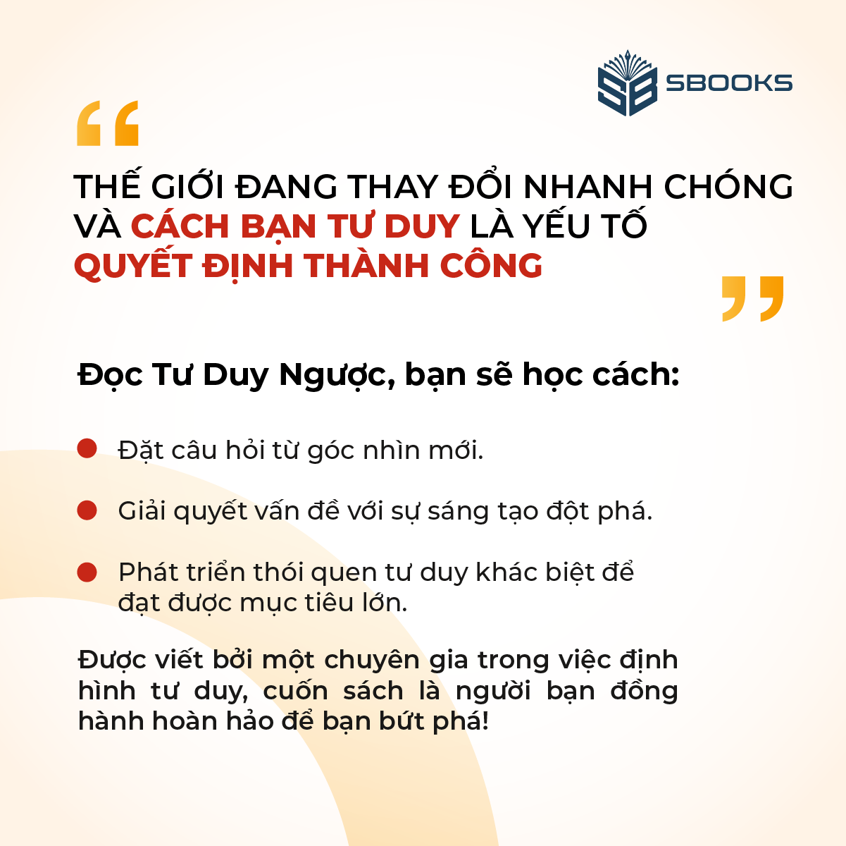 Sách - Tư Duy Ngược - SBOOKS