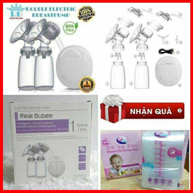 Real Bubee Double Electric Breast Pump