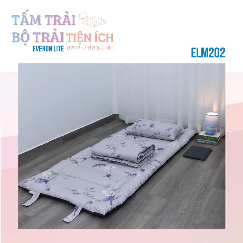 [HCM]Bộ nệm tiện ích Everon Lite 80*195*3cm