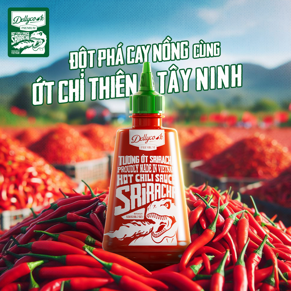 Dellycook Sriracha Chili Sauce (530g)