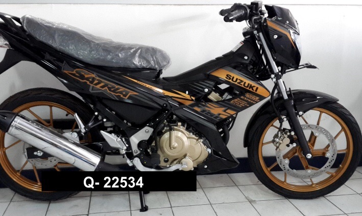 Tem rời Satria ngôi sao cam đen