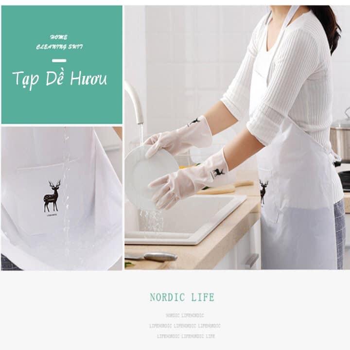 Tạp dề con hươu siêu bền