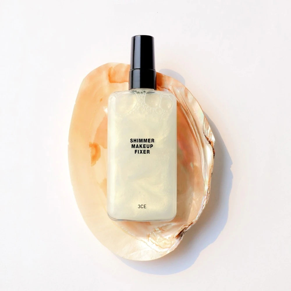 Xịt Khoáng Nhũ 3CE Cố Định Lớp Trang Điểm Và Tạo Sự Căng Bóng Shimmer Makeup Fixer 95ml
