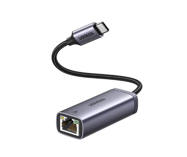 Cáp chuyển USB TYPE C to LAN 1000Mbps Ugreen 40322 (vỏ nhôm) Chính Hãng