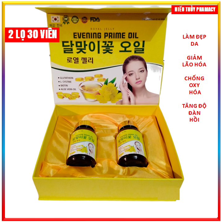 Viên Uống Vitamin E Natura Beauty Lady Lycopen Skin evening Prime Oil Tinh