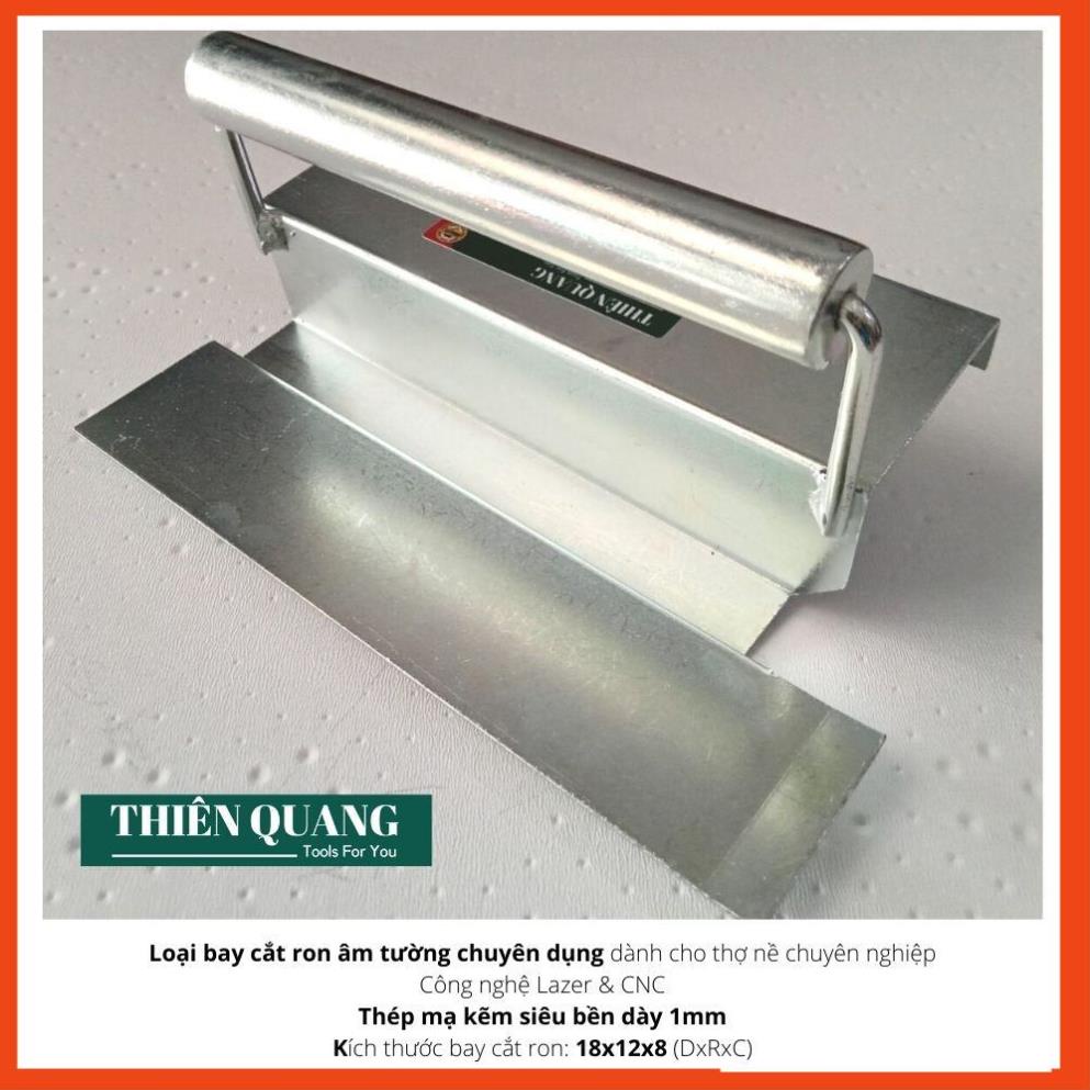 Bay cắt ron chỉ âm tường VUÔNG TRÒN